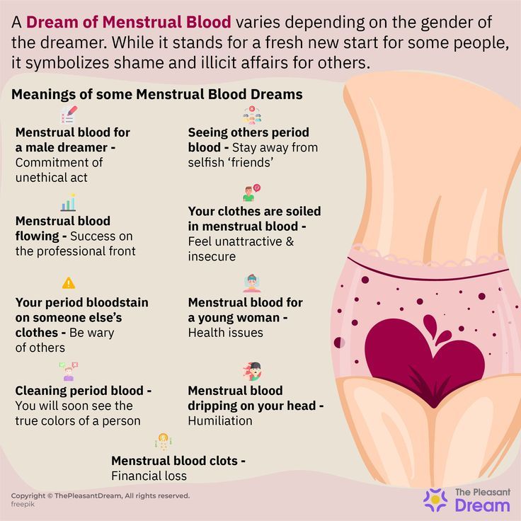 Dreaming about period blood spiritual meaning： What experts have to say