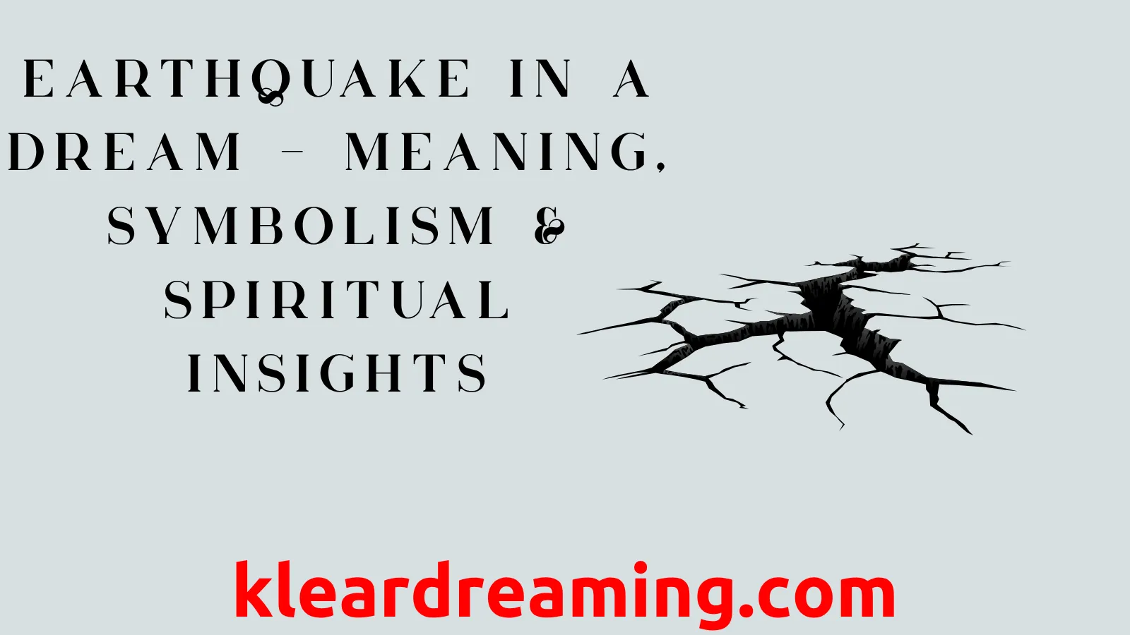 Spiritual meaning of earthquake： Does it really affect our lives？