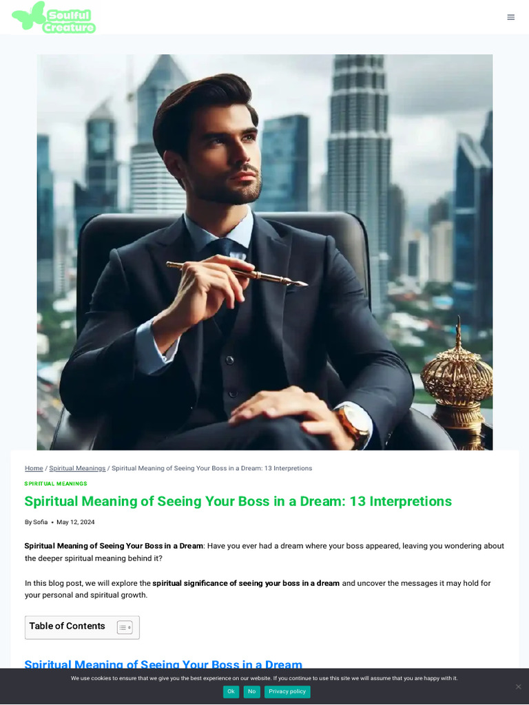 How to understand the spiritual meaning of seeing your boss in a dream？ Tips here!