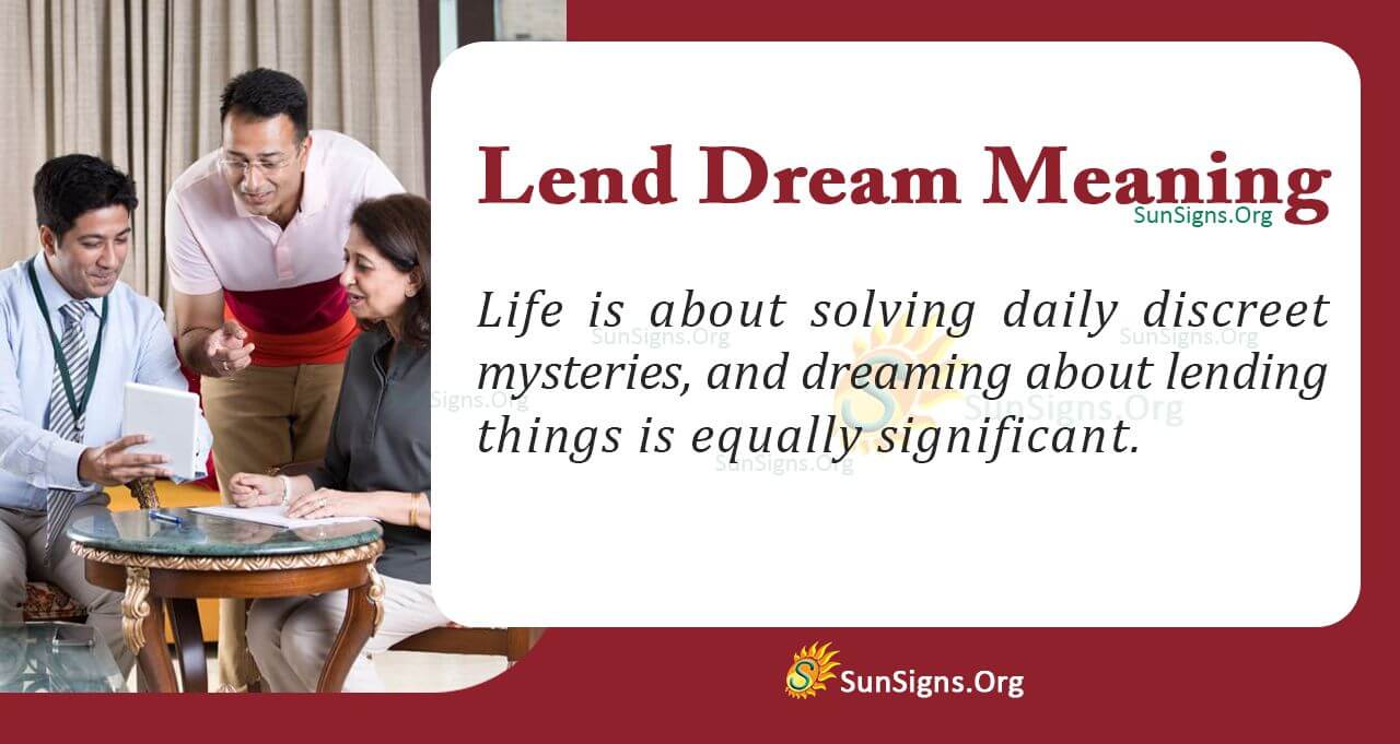 Dream interpretation loan: Is it bad?