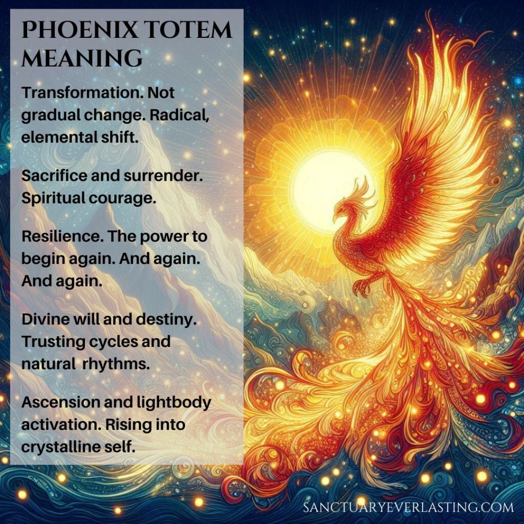 How to use your phoenix spirit animal energy? Use it for radical rebirth!