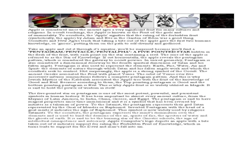 Whats the hidden apple spiritual meaning for you？