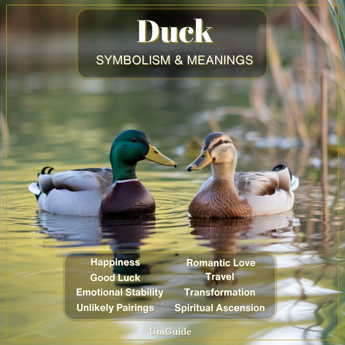 What does seeing a duck spiritual meaning tell you？